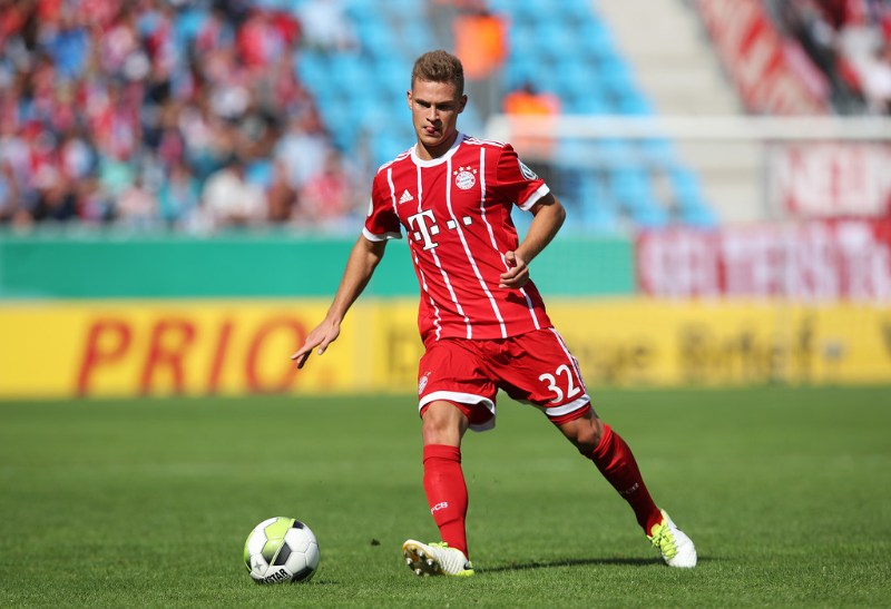 Tiền vệ Joshua Kimmich đảm đương tốt cả vai trò hậu vệ lẫn tiền vệ 